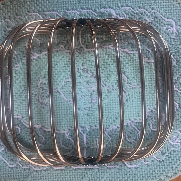 Godinger Silver Plated Wire Bread Basket w/ Swing Handle Vintage - Picture 9 of 10